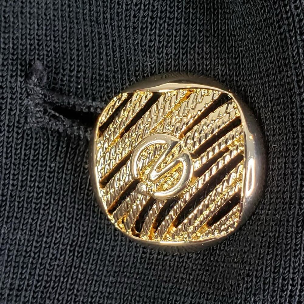 Ming Wang Women Knit Cardigan Jacket Size XL ? Black Career Capsule Stretch Knit - Picture 5 of 9